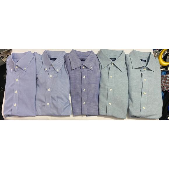 Proper Cloth Shirt Light Blue Check Size Small 19x30 100% Cotton - Picture 9 of 9